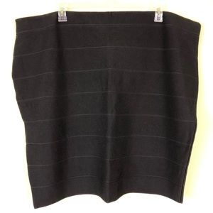 LANE BRYANT Black Bandage Skirt Size 26/28 NWOT